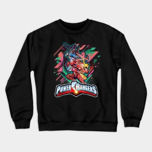 Green Power Ranger's Epic Showdown Crewneck Sweatshirt